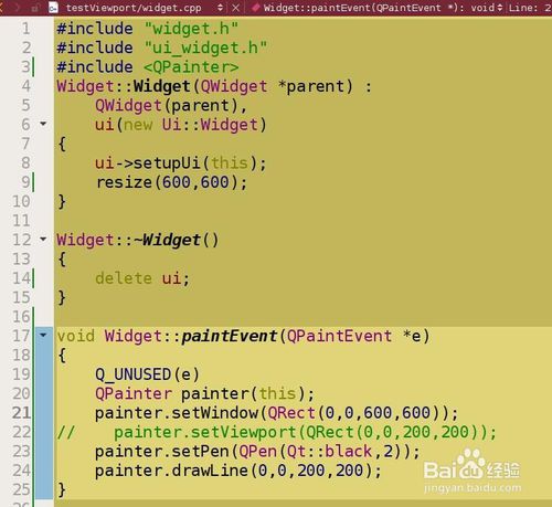 如何理解Qt的viewport视图区?7
